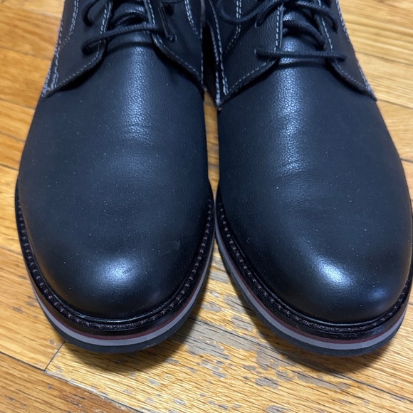 Clarks Men's Black Monahan Oxford Shoes - Picture 3 of 8